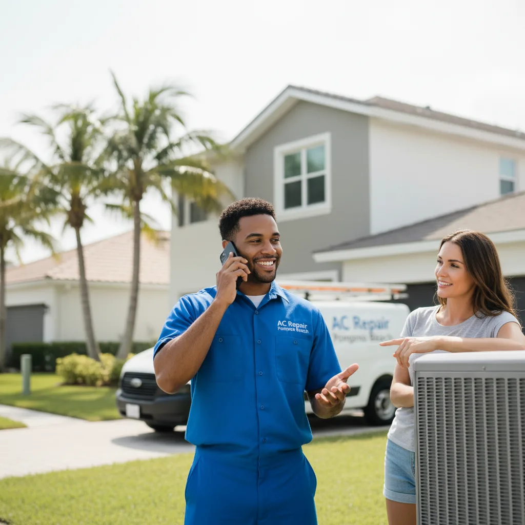 AC Repair Pompano Beach customer support in Lyme